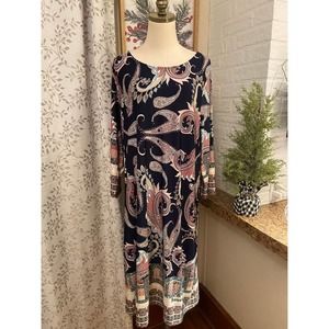 Womens xl knee length dress m1